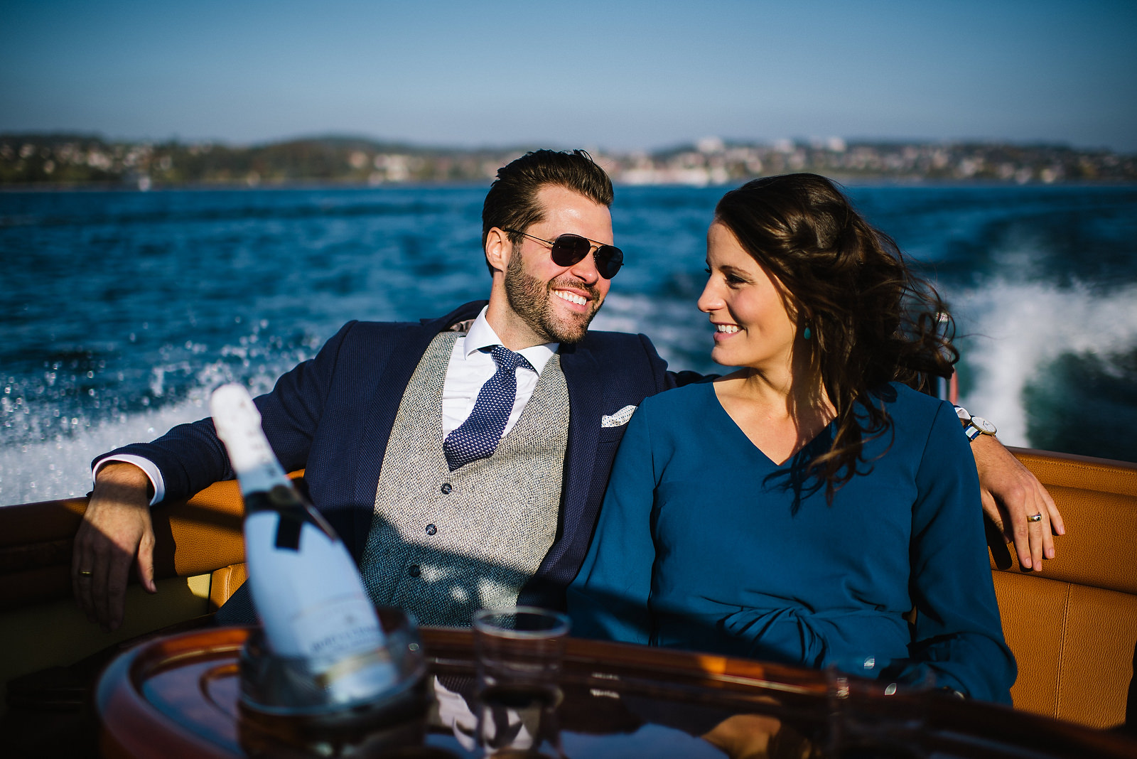 Fotograf Konstanz - Classic Boat Pegiva Shooting Bodensee Hochzeit Erlebnis EFP 03 - Couple Shooting on Lake Constance with a Pegiva motor boat - 33 -
